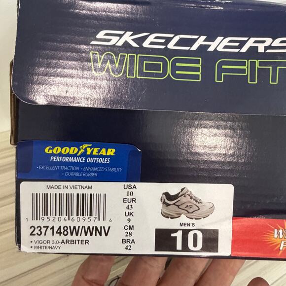 Skechers Vigor 3.0 Arbiter Air Cooled Memory Foam Shoes Mens Size 10 Wide Fit main image 5
